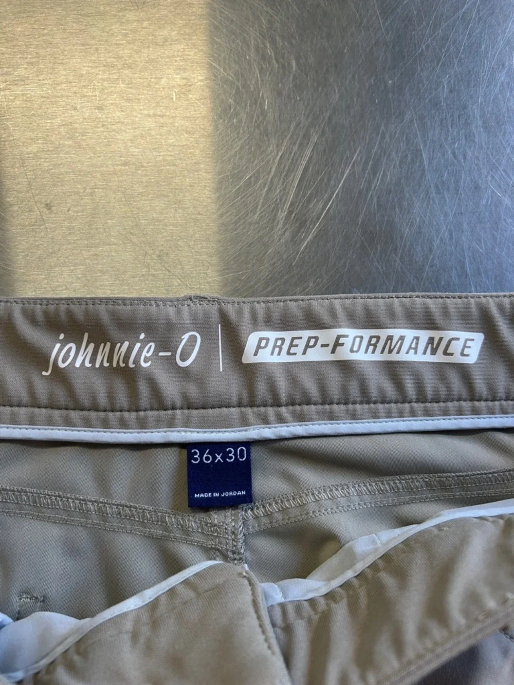 johnnie-O Prep-Formance Flat Front Chinos.  36 x 30 - Picture 10 of 10
